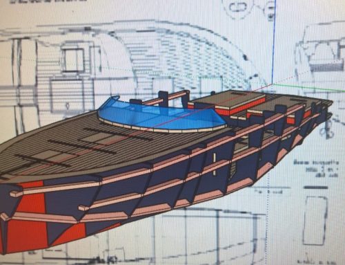 maquette bateau de plaisance italien